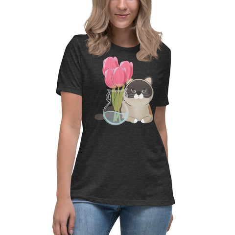 Maya Tulips Women's Relaxed T-Shirt