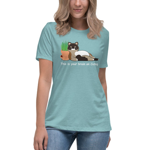 Maya Brain on Catnip Women's Relaxed T-Shirt