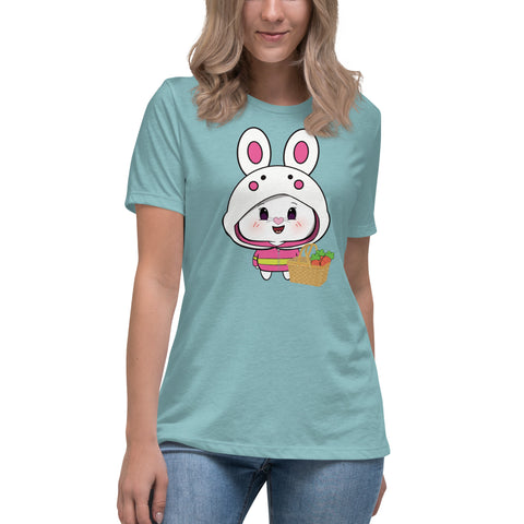 Bon-E Bunny Basket Women's Relaxed T-Shirt