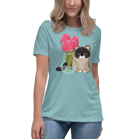 Maya Tulips Women's Relaxed T-Shirt