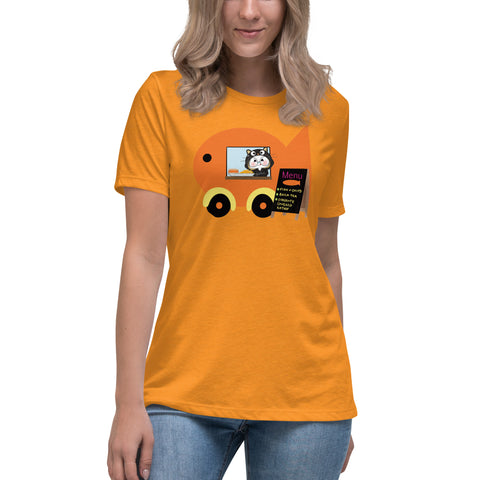 Ben-E Cat Fish Truck Women's Relaxed T-Shirt