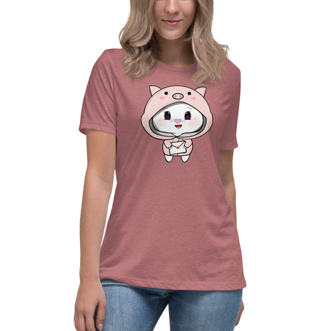 Bon-E Pig Chums Women's Relaxed T-Shirt