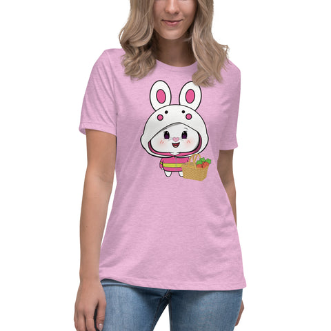 Bon-E Bunny Basket Women's Relaxed T-Shirt