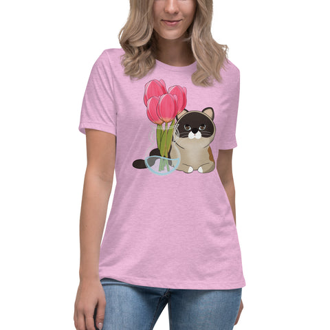 Maya Tulips Women's Relaxed T-Shirt