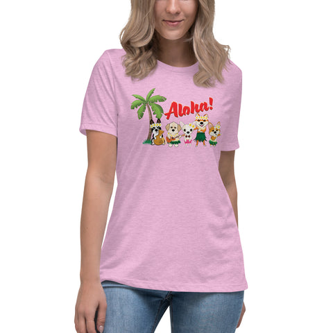 Aloha Dogs Women's Relaxed T-Shirt