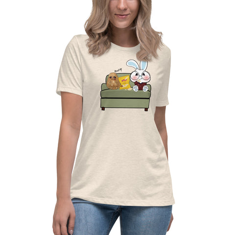 Ben-E Couch Potato Women's Relaxed T-Shirt