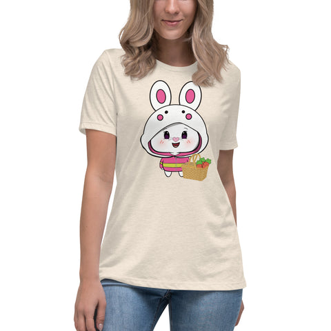 Bon-E Bunny Basket Women's Relaxed T-Shirt