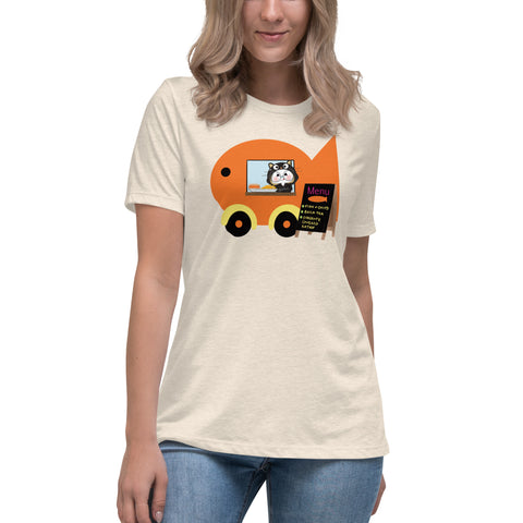 Ben-E Cat Fish Truck Women's Relaxed T-Shirt