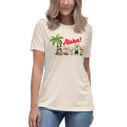 Aloha Dogs Women's Relaxed T-Shirt