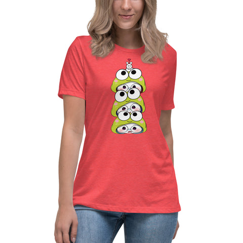 Ben-E Frog Stack Women's Relaxed T-Shirt