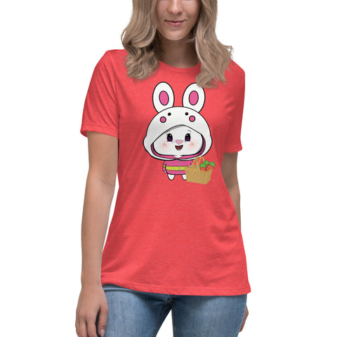 Bon-E Bunny Basket Women's Relaxed T-Shirt