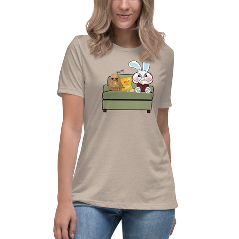 Ben-E Couch Potato Women's Relaxed T-Shirt