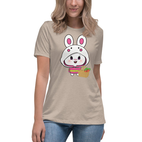 Bon-E Bunny Basket Women's Relaxed T-Shirt
