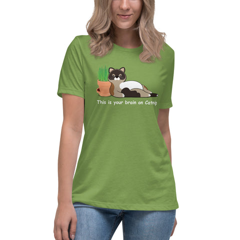 Maya Brain on Catnip Women's Relaxed T-Shirt