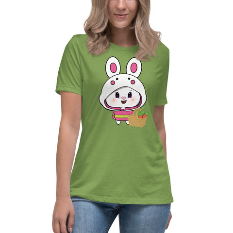 Bon-E Bunny Basket Women's Relaxed T-Shirt