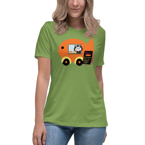 Ben-E Cat Fish Truck Women's Relaxed T-Shirt
