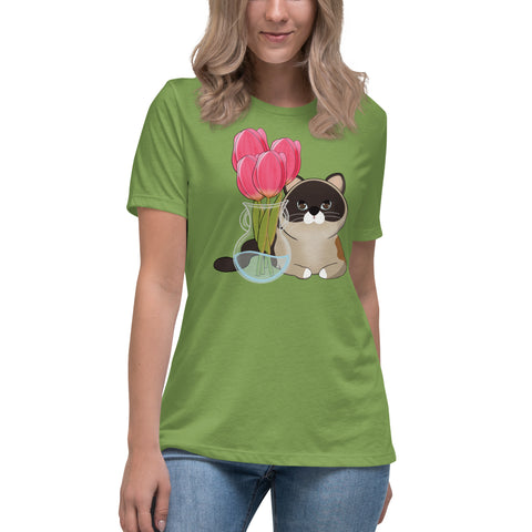 Maya Tulips Women's Relaxed T-Shirt