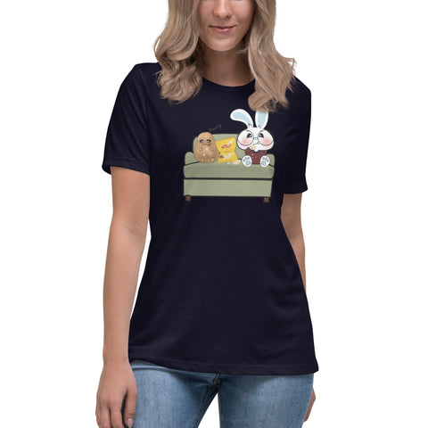 Ben-E Couch Potato Women's Relaxed T-Shirt