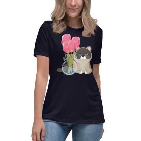 Maya Tulips Women's Relaxed T-Shirt