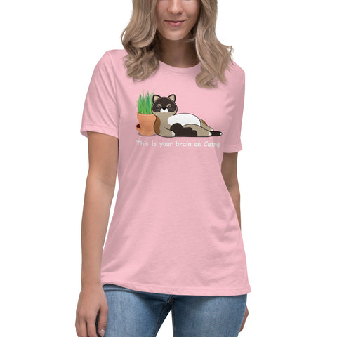 Maya Brain on Catnip Women's Relaxed T-Shirt