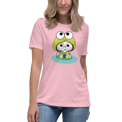 Ben-E Frog Fishing Women's Relaxed T-Shirt