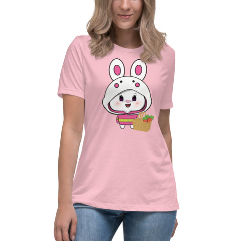Bon-E Bunny Basket Women's Relaxed T-Shirt