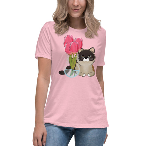 Maya Tulips Women's Relaxed T-Shirt