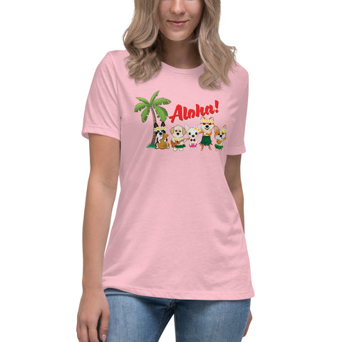 Aloha Dogs Women's Relaxed T-Shirt