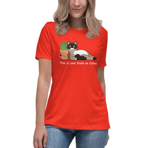 Maya Brain on Catnip Women's Relaxed T-Shirt