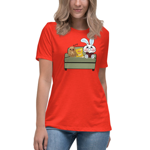 Ben-E Couch Potato Women's Relaxed T-Shirt