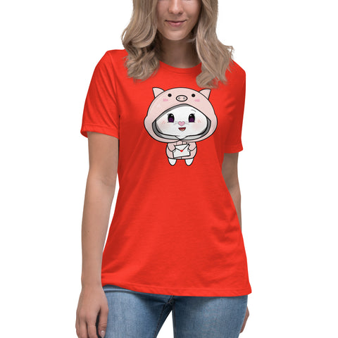 Bon-E Pig Chums Women's Relaxed T-Shirt