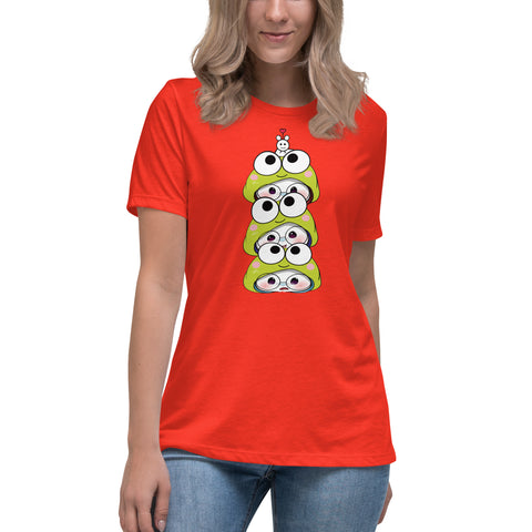 Ben-E Frog Stack Women's Relaxed T-Shirt