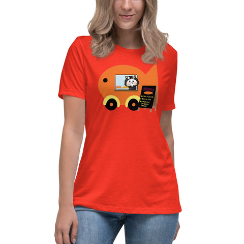 Ben-E Cat Fish Truck Women's Relaxed T-Shirt