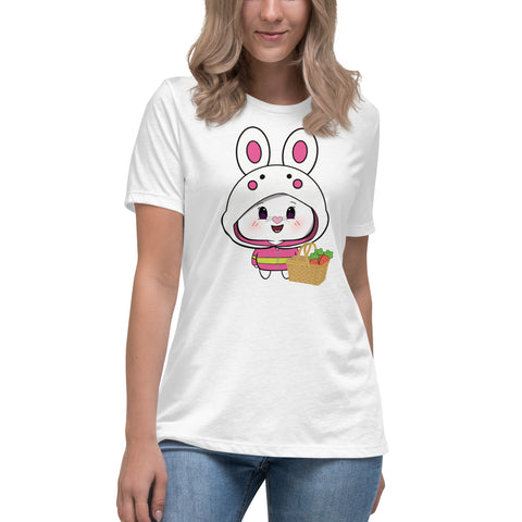 Bon-E Bunny Basket Women's Relaxed T-Shirt