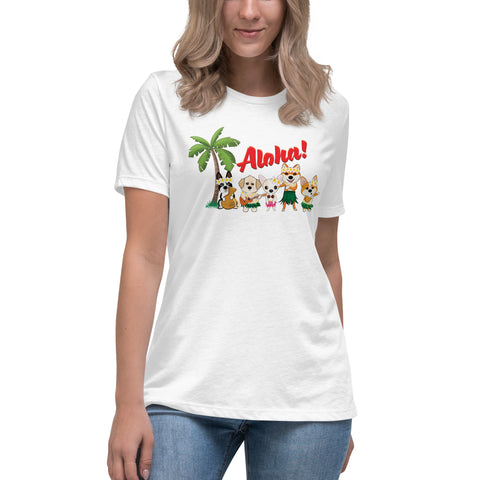 Aloha Dogs Women's Relaxed T-Shirt